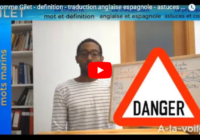 Gilet de sauvetage a-la-voile definition traduction anglais espagnol conseils